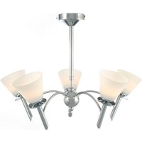 Inspired Kristina Pendelleuchte, 5-flammig, G9, poliertes Chrom Inspired Kristina Pendelleuchte, 5-flammig, G9, poliertes Chrom von INSPIRED LIGHTING
