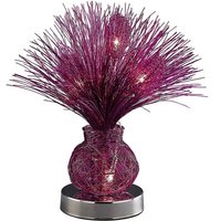 Inspired Lenore Aluminium Lenore Tischlampe, 4-flammig, G4, violett/poliertes, poliertes Chrom, nicht LED/CFL-kompatibel Inspired Lenore Aluminium Lenore Tischlampe, 4-flammig, G4, violett/poliertes, poliertes Chrom, nicht LED/CFL-kompatibel von INSPIRED LIGHTING