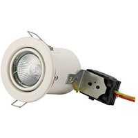 Inspired Deco - Agni - Einstellbares Einbaudownlight mit Brandschutz, Weiß, GU10, IP20 von INSPIRED LIGHTING