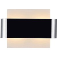 Inspired Deco - Damo - Flush Wandleuchte, 2 Light G9, weiße Basis mit poliertem Chrom-Mittelband von INSPIRED LIGHTING