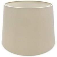 Inspired Deco - Sutton - Dual Mount Round Empire, 240, 300 x 200 mm Dual Faux Silk Fabric Shade, Nude Beige, Mondschein von INSPIRED LIGHTING