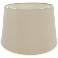 Inspired Deco - Sutton - Dual Mount Round Empire, 280, 350 x 220 mm Dual Faux Silk Fabric Shade, Nude Beige, Mondschein von INSPIRED LIGHTING