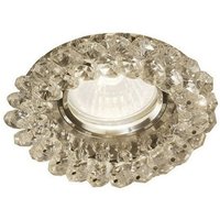 Inspired Diyas - Crystal Downlights - Cluster Einbau Downlight Runder Rand Nur klar, Benötigt 100035310, um den Gegenstand zu vervollständigen von INSPIRED LIGHTING