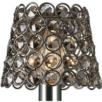 Inspired Lighting - Inspired Diyas - Crystal Ring - Clip On Black Chrome von INSPIRED LIGHTING