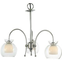 Inspired Malvina Pendelleuchte/Semi Flush, 3-flammig, G9, poliertes Chrom von INSPIRED LIGHTING