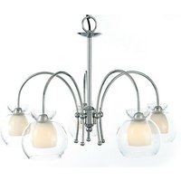 Inspired Malvina Pendelleuchte/Semi Flush 5-flammig G9, poliertes Chrom von INSPIRED LIGHTING