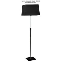 Inspired Mantra - Habana - Stehlampe Teleskop 1 Leuchte ohne schatten E27 Schwarz / Chrom poliert von INSPIRED LIGHTING