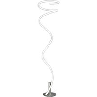 Inspired Mantra - Helix - Stehlampe 180cm, 42W led, 4000K, 3360lm, Weiß & Chrom von INSPIRED LIGHTING