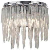 Inspired Tropez Wandleuchte 2-flammig G9, poliertes Chrom/Glas von INSPIRED LIGHTING