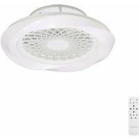 Mantra Boreal Dimmbare LED-Deckenleuchte & 35 w DC-Lüfter, weiß, Fernbedienung von INSPIRED LIGHTING