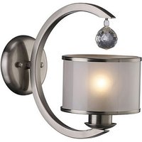 Inspired Lincoln Wandleuchte E27 Satin-Nickel/Glas/Kristall Inspired Lincoln Wandleuchte E27 Satin-Nickel/Glas/Kristall von INSPIRED LIGHTING