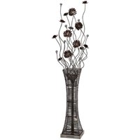 Inspired Majella Aluminium Majella Stehlampe, 7-flammig, G4, poliertes Chrom/Kaffee/Kristall, nicht kompatibel mit LED/CFL Inspired Majella Aluminium Majella Stehlampe, 7-flammig, G4, poliertes Chrom/Kaffee/Kristall, nicht kompatibel mit LED/CFL von INSPIRED LIGHTING