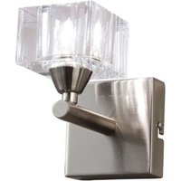 Inspired Mantra Cuadrax SN Cuadrax Wandleuchte 1 Licht G9, satiniertes Nickel Inspired Mantra Cuadrax SN Cuadrax Wandleuchte 1 Licht G9, satiniertes Nickel von INSPIRED LIGHTING