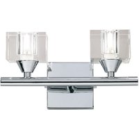 Inspired Mantra Cuadrax Wandleuchte, 2-flammig, G9, poliertes Chrom Inspired Mantra Cuadrax Wandleuchte, 2-flammig, G9, poliertes Chrom von INSPIRED LIGHTING