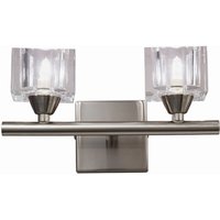 Inspired Mantra Fusion Cuadrax SN Cuadrax Wandleuchte 2 Licht G9, satiniertes Nickel Inspired Mantra Fusion Cuadrax SN Cuadrax Wandleuchte 2 Licht G9, satiniertes Nickel von INSPIRED LIGHTING