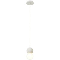 Inspired Lighting - Inspired Mantra Fusion Galaxia Galaxia Pendelleuchte rund, 1 Licht E27, Weiß/Weißzement von INSPIRED LIGHTING