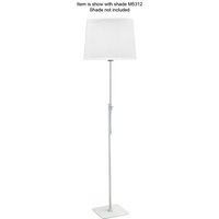 Inspired Mantra - Habana - Stehlampe Teleskop 1 Leuchte OHNE SCHATTEN E27, Mattweiß / Chrom poliert Inspired Mantra - Habana - Stehlampe Teleskop 1 Leuchte OHNE SCHATTEN E27, Mattweiß / Chrom poliert von INSPIRED LIGHTING