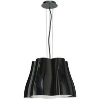 Inspired Mantra - Miss - Kuppeldeckenanhänger 3 Light E27, schwarz glänzend, Chrom poliert von INSPIRED LIGHTING