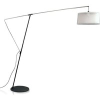 Inspired Mantra - Nordica - M4968 Stehleuchte E27 mit schwarzem Schirm, schwarz, Chrom poliert von INSPIRED LIGHTING