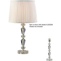 Inspired Renee Kristall-Tischlampe OHNE SCHIRM E27 Silber-Finish Inspired Renee Kristall-Tischlampe OHNE SCHIRM E27 Silber-Finish von INSPIRED LIGHTING