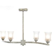 Inspired Toscano Semi Flush 4 Light G9 Weiß/Französisches Gold Inspired Toscano Semi Flush 4 Light G9 Weiß/Französisches Gold von INSPIRED LIGHTING