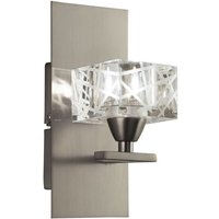 Zen Wandleuchte mit Schalter, 1 Licht, G9, satiniertes Nickel Zen Wandleuchte mit Schalter, 1 Licht, G9, satiniertes Nickel von INSPIRED LIGHTING