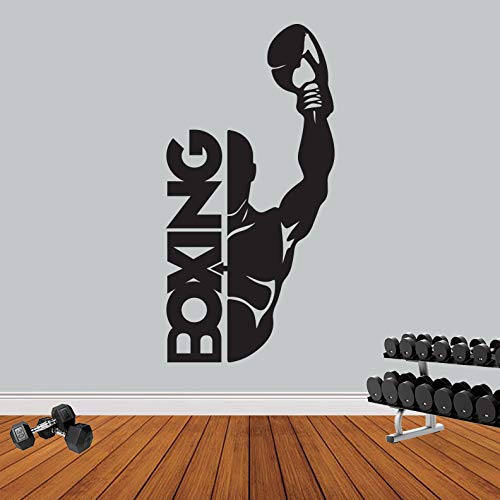 Wandtattoo/Wandaufkleber/Wandaufkleber, Motiv Boxen/Sport/Fitness - XLarge (150cm x 80cm) von INSPIRED WALLS