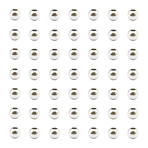 INSPIRELLE 120 Stück 5 mm lange versilberte Messing-Rondelle-Perlen, runde Metallperlen, lose Verbindungsperlen, Metall-Abstandshalter, glatte Perlen für DIY-Armbänder, Schmuckherstellung INSPIRELLE 120 Stück 5 mm lange versilberte Messing-Rondelle-Perlen, runde Metallperlen, lose Verbindungsperlen, Metall-Abstandshalter, glatte Perlen für DIY-Armbänder, Schmuckherstellung von INSPIRELLE