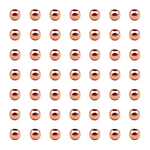 INSPIRELLE 250 Stück 3 mm langlebige rotvergoldete Messing-Rondelle-Perlen, runde Metallperlen, Abstandshalter, glatte Perlen für DIY-Armbänder, Schmuckherstellung INSPIRELLE 250 Stück 3 mm langlebige rotvergoldete Messing-Rondelle-Perlen, runde Metallperlen, Abstandshalter, glatte Perlen für DIY-Armbänder, Schmuckherstellung von INSPIRELLE