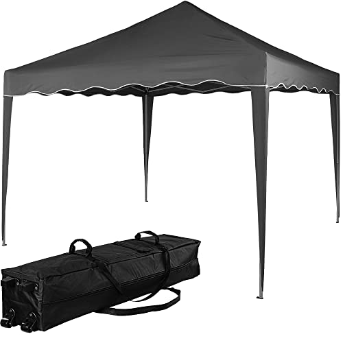 INSTENT Pavillon 3 x 3 m Basic wasserdicht UV Schutz 50+, anthrazit von INSTENT