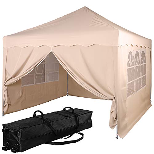 INSTENT Pavillon 3 x 3 m Basic wasserdicht UV Schutz 50+, 4 Seitenteile, Farbwahl, Beige INSTENT Pavillon 3 x 3 m Basic wasserdicht UV Schutz 50+, 4 Seitenteile, Farbwahl, Beige von INSTENT