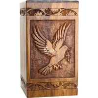Handgefertigte Holzurne Für Menschliche Asche, Erwachsene Haustier-Urne Hundeasche, Palisander-Urne Beerdigung & Bestattung, Premium-Serie von INTAJ