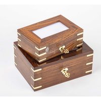 Handgefertigte Urne Für Einäscherung Asche - Palisander Fotobox Hundeurne Handgemacht Individuelle Beerdigung Menschliche Erwachsene Holzkiste von INTAJ