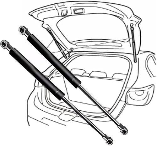 INTCHE Auto-Gasfeder für Toyota Corolla Verso 2004 2005 2006 2007 2008 2009, Auto-Heckklappen-Aufzug Unterstützt Unterstützung der Hinteren Heckklappenstrebe des Autos von INTCHE