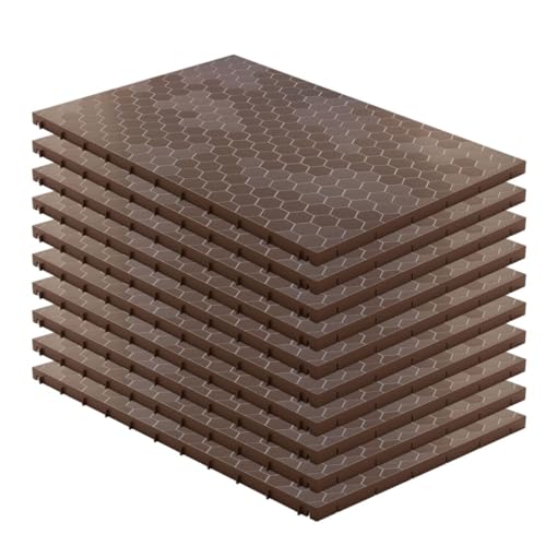 10 Stück Bodenfliesen mit Clip, Braun, Taupe, 116 x 76 x 3 cm, Polypropylen, modulierbar, 7,69 m² INTEC 10 Stück Bodenfliesen mit Clip, Braun, Taupe, 116 x 76 x 3 cm, Polypropylen, modulierbar, 7,69 m² INTEC von INTEC