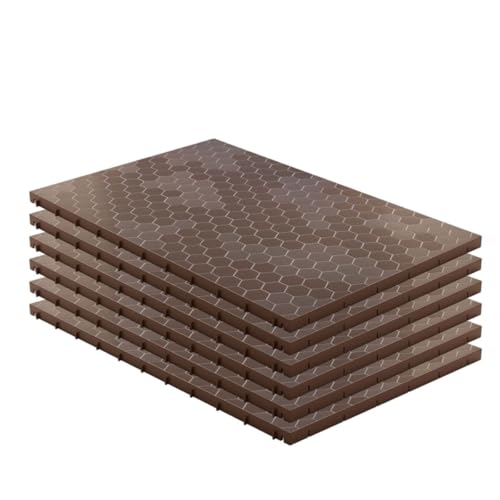 6 Stück Bodenfliesen mit Clip, Braun, Taupe, 116 x 76 x 3 cm, Polypropylen, modularer Boden, 4,61 m² INTEC 6 Stück Bodenfliesen mit Clip, Braun, Taupe, 116 x 76 x 3 cm, Polypropylen, modularer Boden, 4,61 m² INTEC von INTEC
