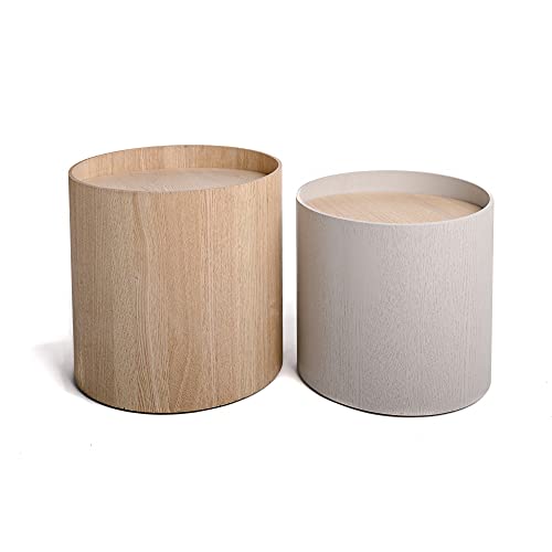 INTEMPORA LES IDEES DECO SONT LA! Beistelltisch, Holz/Grau, one Size von INTEMPORA LES IDEES DECO SONT LA!