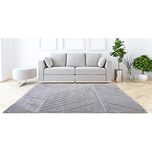 INTEMPORA LES IDEES DECO SONT LA! Teppich, Polypropylen, grau, 100 x 150 cm von INTEMPORA LES IDEES DECO SONT LA!