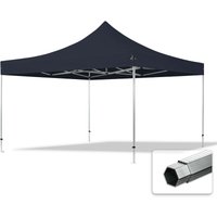 4x4 m Faltpavillon professional Alu 40mm, schwarz - schwarz von INTENT24