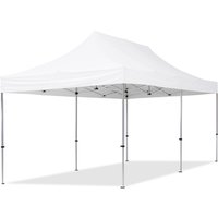 3x6 m Faltpavillon, economy Alu 32mm, weiß - weiß von INTENT24