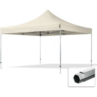 4x4 m Faltpavillon professional Alu 40mm, creme - crème von INTENT24