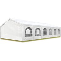 Hochwertiges Partyzelt 5x12 m Pavillon Zelt pe Plane 450 n Gartenzelt Festzelt Wasserdicht weiß von CARPASOL
