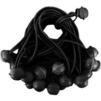 Intent24 - 100 Stück Set Gummischlaufen Spanngummis zum Befestigen von Planen - Zeltgummis Expanderschlingen Bungees Spanner Planenspanner für von INTENT24