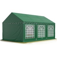 Party-Zelt Festzelt 3x6 m Garten-Pavillon -Zelt pvc Plane 700 n in dunkelgrün Wasserdicht von CARPASOL