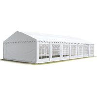 Party-Zelt Festzelt 6x14 m Garten-Pavillon -Zelt pvc Plane 700 n in weiß Wasserdicht - weiß von INTENT24