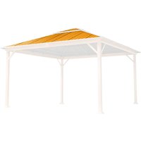 TOOLPORT Ersatz-Dachplatten 4x4 m Hardtop Dach Stahldach für Gartenpavillon Forest Superior 4x4m von TOOLPORT