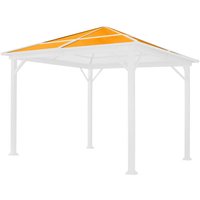 Ersatz-Dachplatten 3x3 m Hardtop ca. 8 mm Polycarbonatplatten für Forest Deluxe 3x3m - Toolport von TOOLPORT