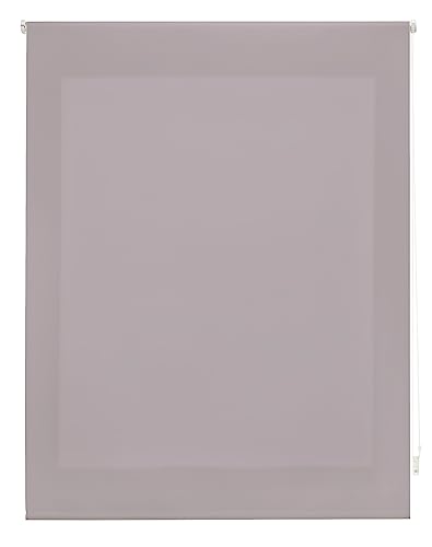INTERBLIND Premium Rollo, durchscheinend, glatt, 140 x 175 cm, Stoffmaß 137 x 170 cm, Pastellviolett - für Fenster von INTERBLIND