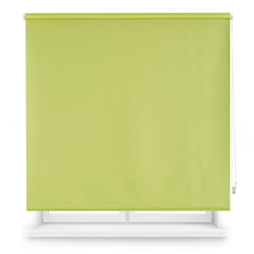 INTERBLIND Verdunkelungsrollo, glatt, hochwertig, Größe 140 x 230 cm Breite x Höhe – Stoffmaß 137 x 225 cm – Thermisch Pistazien – Licht, Kälte und Wärme INTERBLIND Verdunkelungsrollo, glatt, hochwertig, Größe 140 x 230 cm Breite x Höhe – Stoffmaß 137 x 225 cm – Thermisch Pistazien – Licht, Kälte und Wärme von INTERBLIND