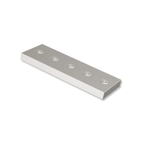 INTERDECO Innenlaufverbinder für Innenlauf-Gardinenstangen/Innenlaufstangen Quadline 20x20 mm, aus Metall (2 Stück) von INTERDECO